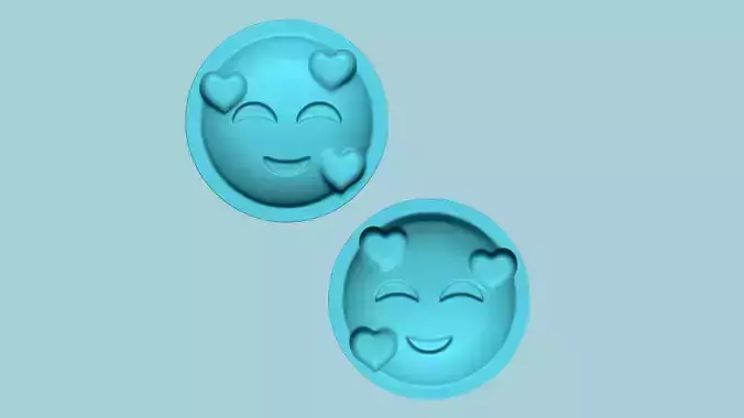 Emoji 10 Cute - Molding Arrangement EVA Foam Craft 3D print model