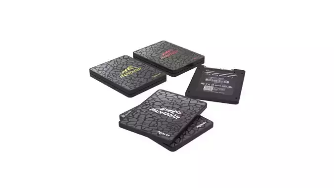 Apacer Solid State Drives Set 3D model