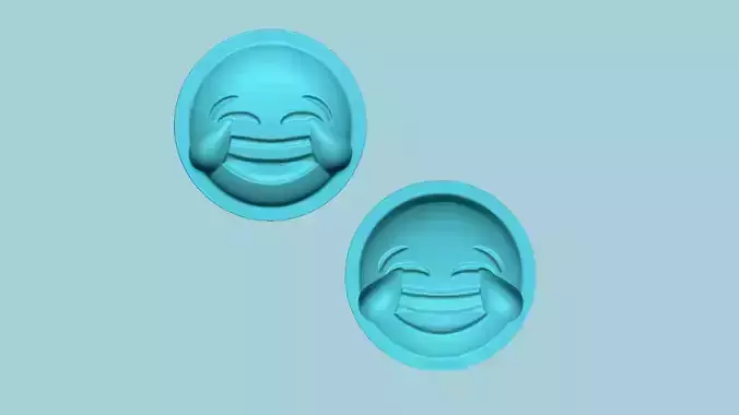 Emoji 13 Laugh Cry - Molding Arrangement EVA Foam Craft 3D print model
