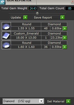 Emerald Halo Branch Shank Ring 0686 3D print model_5