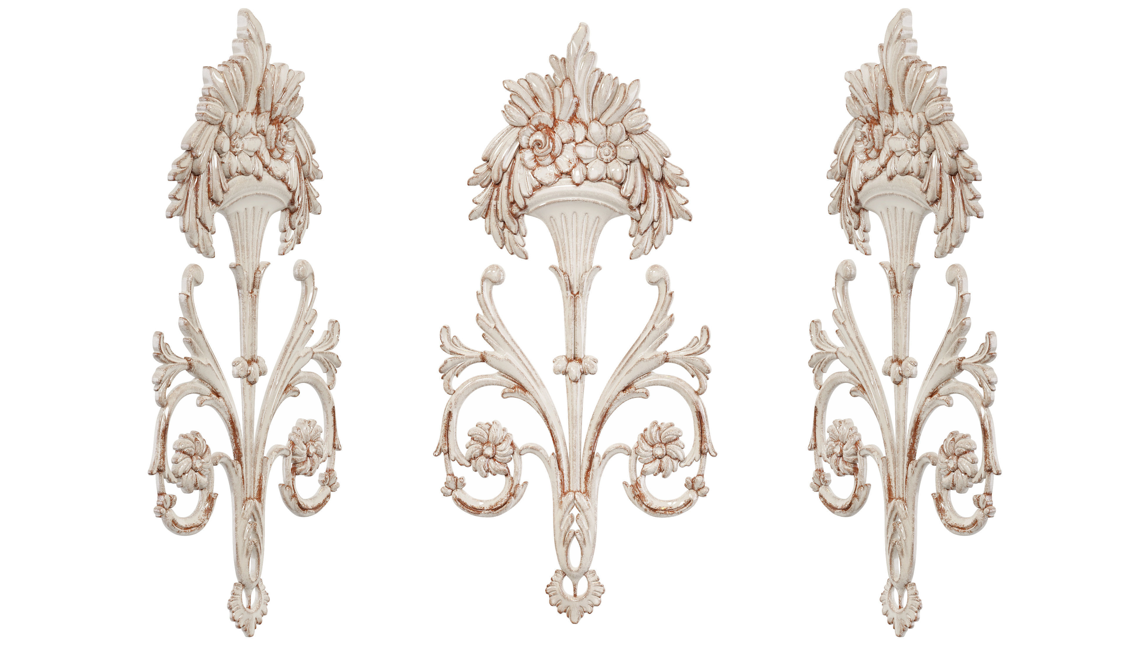 Classic carved 199 3D model_3