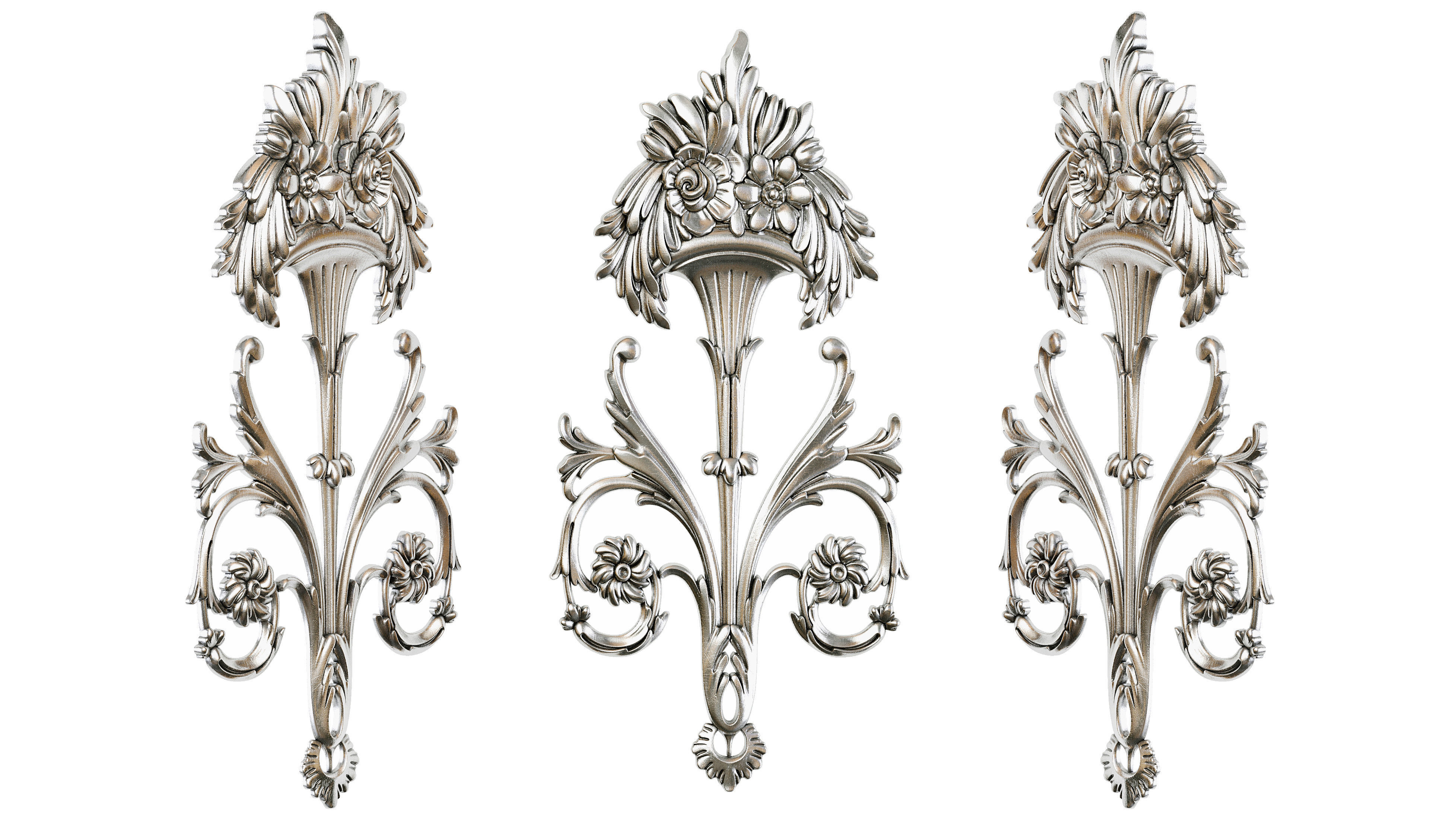 Classic carved 199 3D model_2