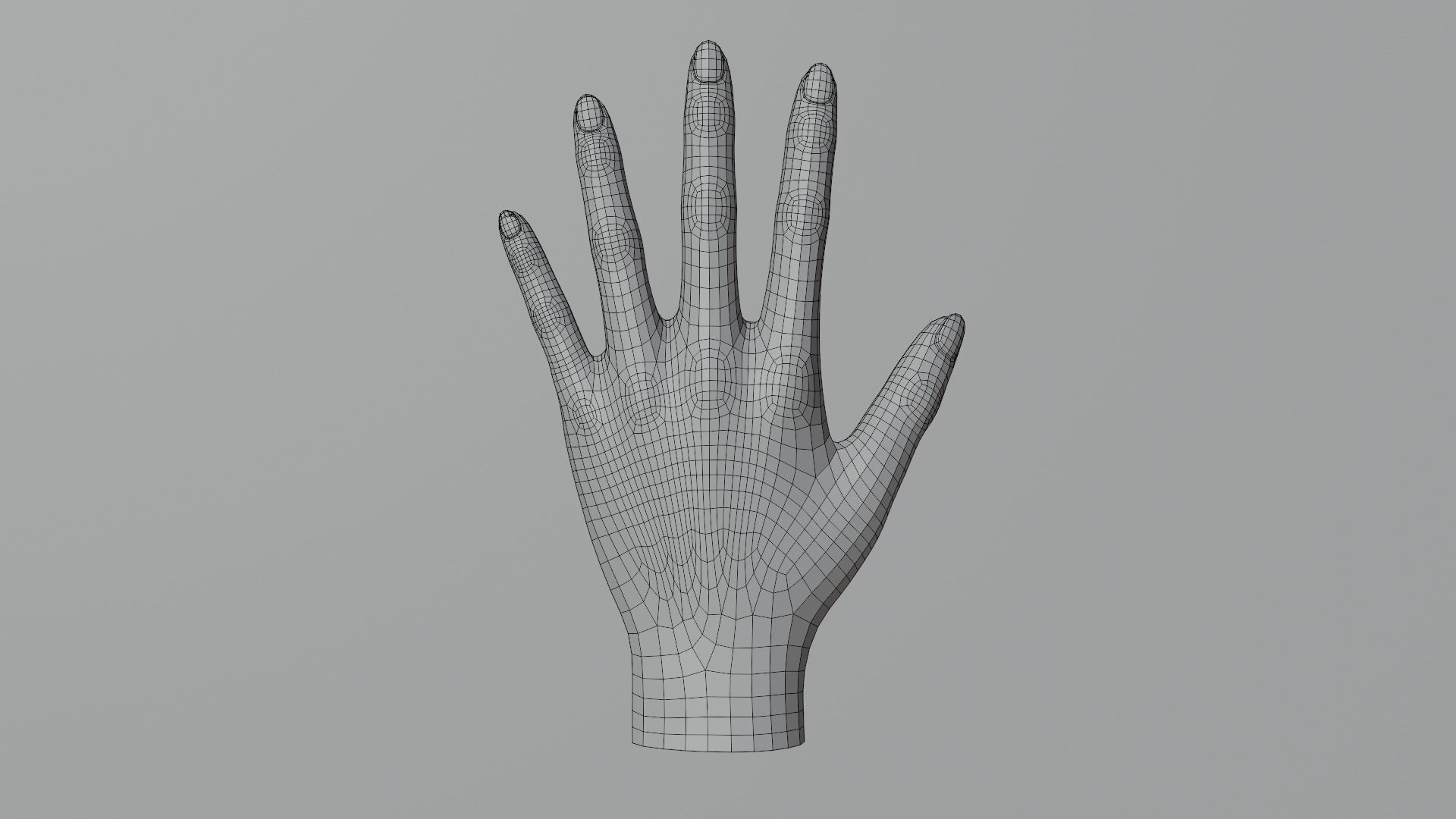 hand PBR low-poly mannequin Low-poly 3D model_9
