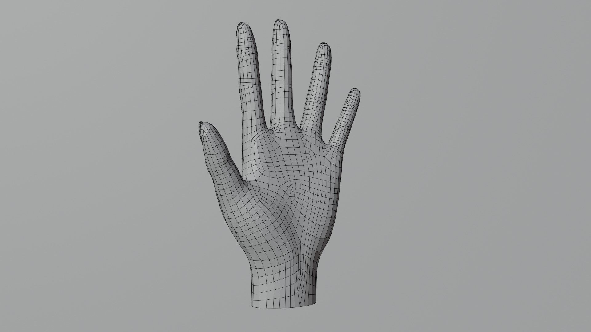 hand PBR low-poly mannequin Low-poly 3D model_10