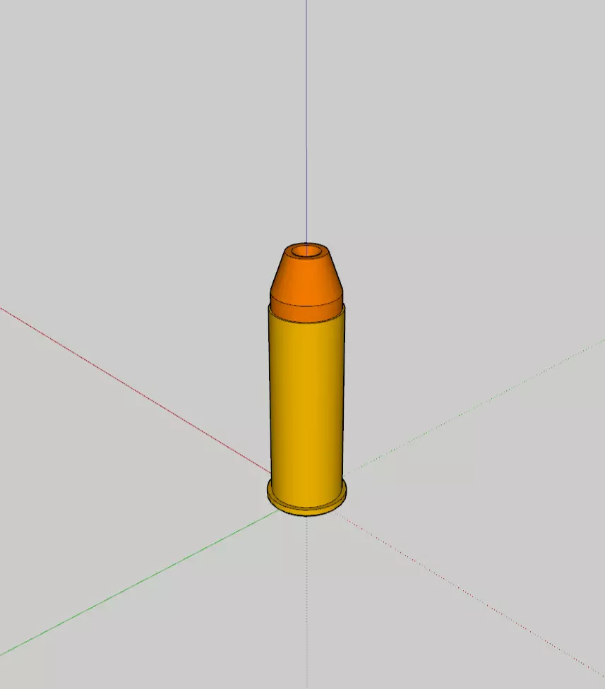 44 Magnum round Free 3D model