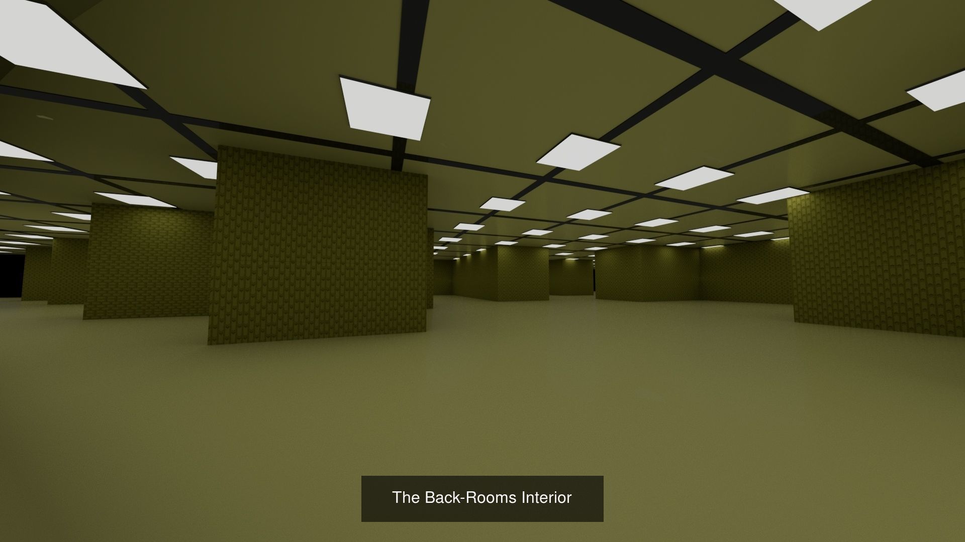 The Backrooms Pack 3D Model Collection_3