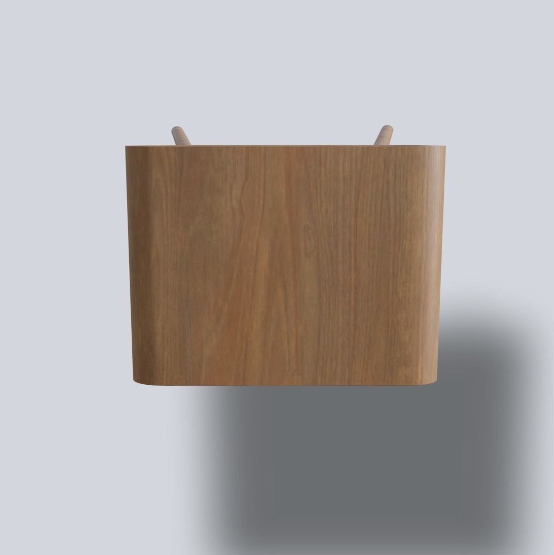 Bedside Table Eames Eiffel 3D model_3