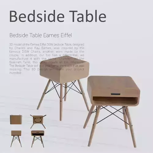 Bedside Table Eames Eiffel