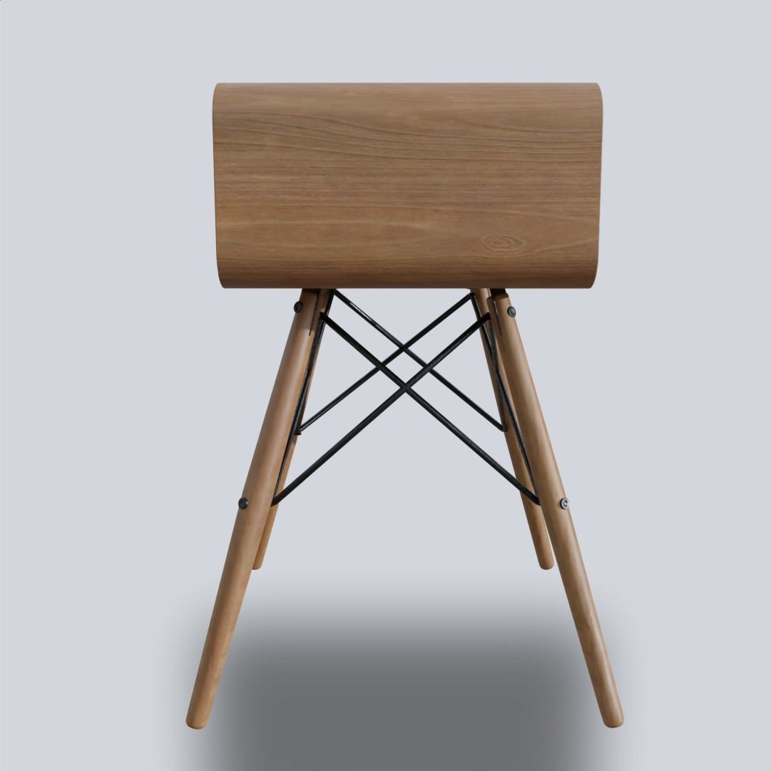 Bedside Table Eames Eiffel 3D model_2