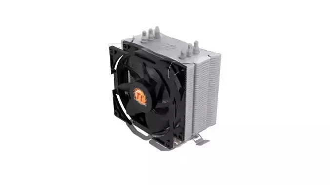 CPU Tower Cooler 3D model