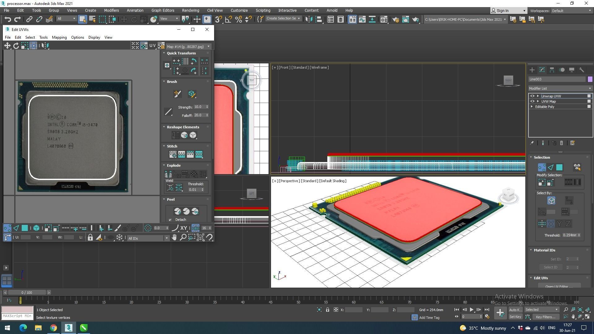 Processor 3D model_33