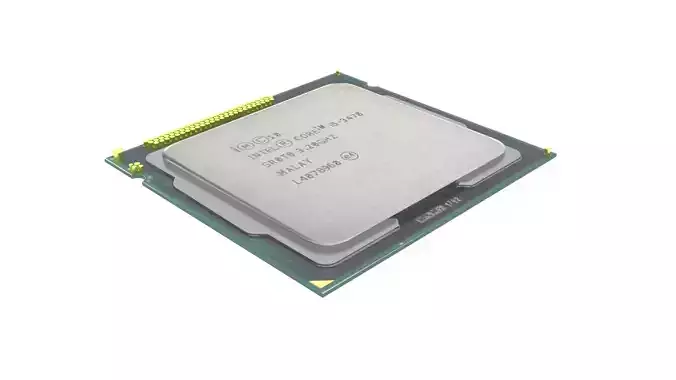 Processor 3D model