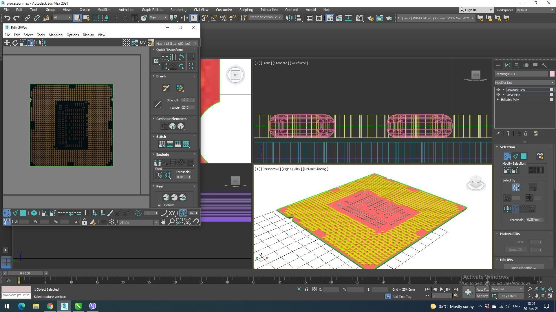 Processor 3D model_34