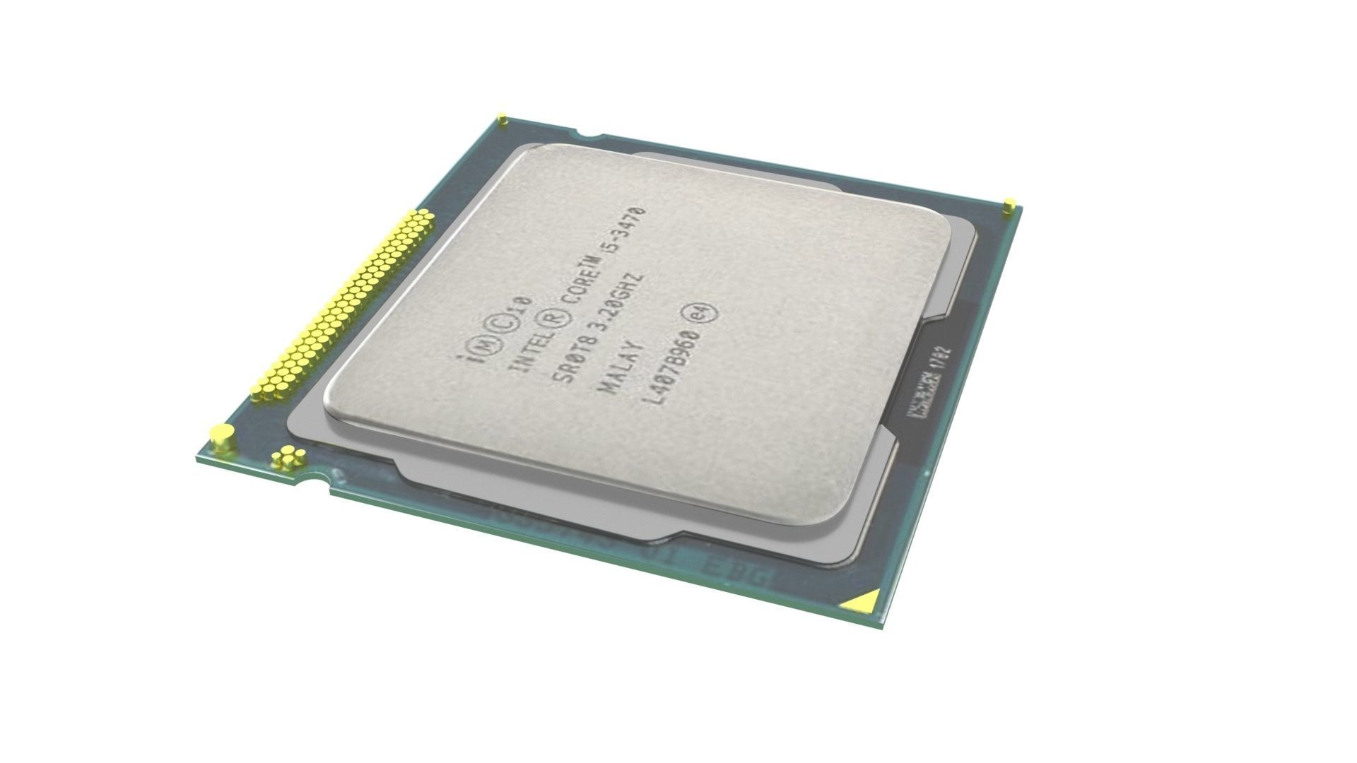 Processor 3D model_2