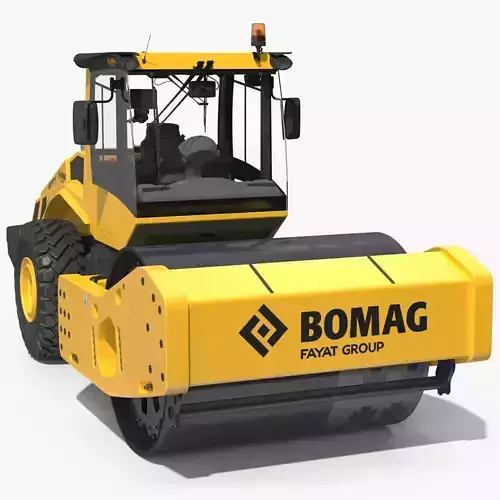 BOMAG BW226 DH5 Single Drum Compactor Clean 3D model