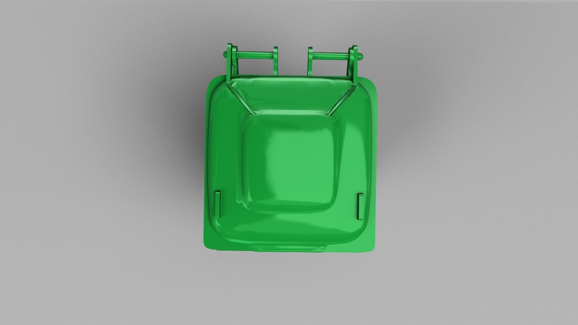 Plastic Trash Can 3D model 3D model_5