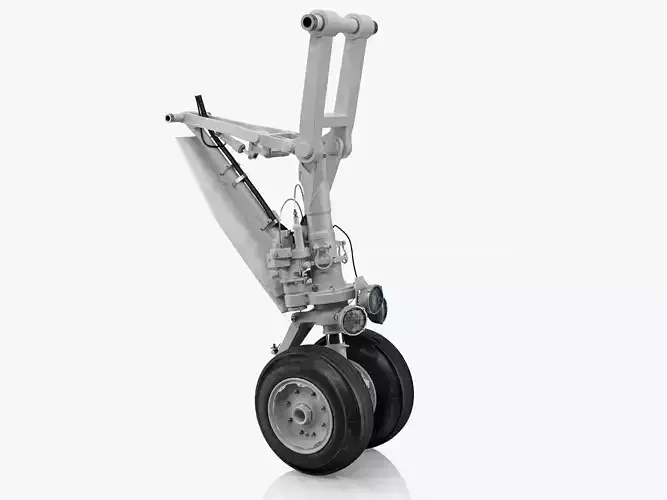 Landing gear Front for Business Jet 3D model