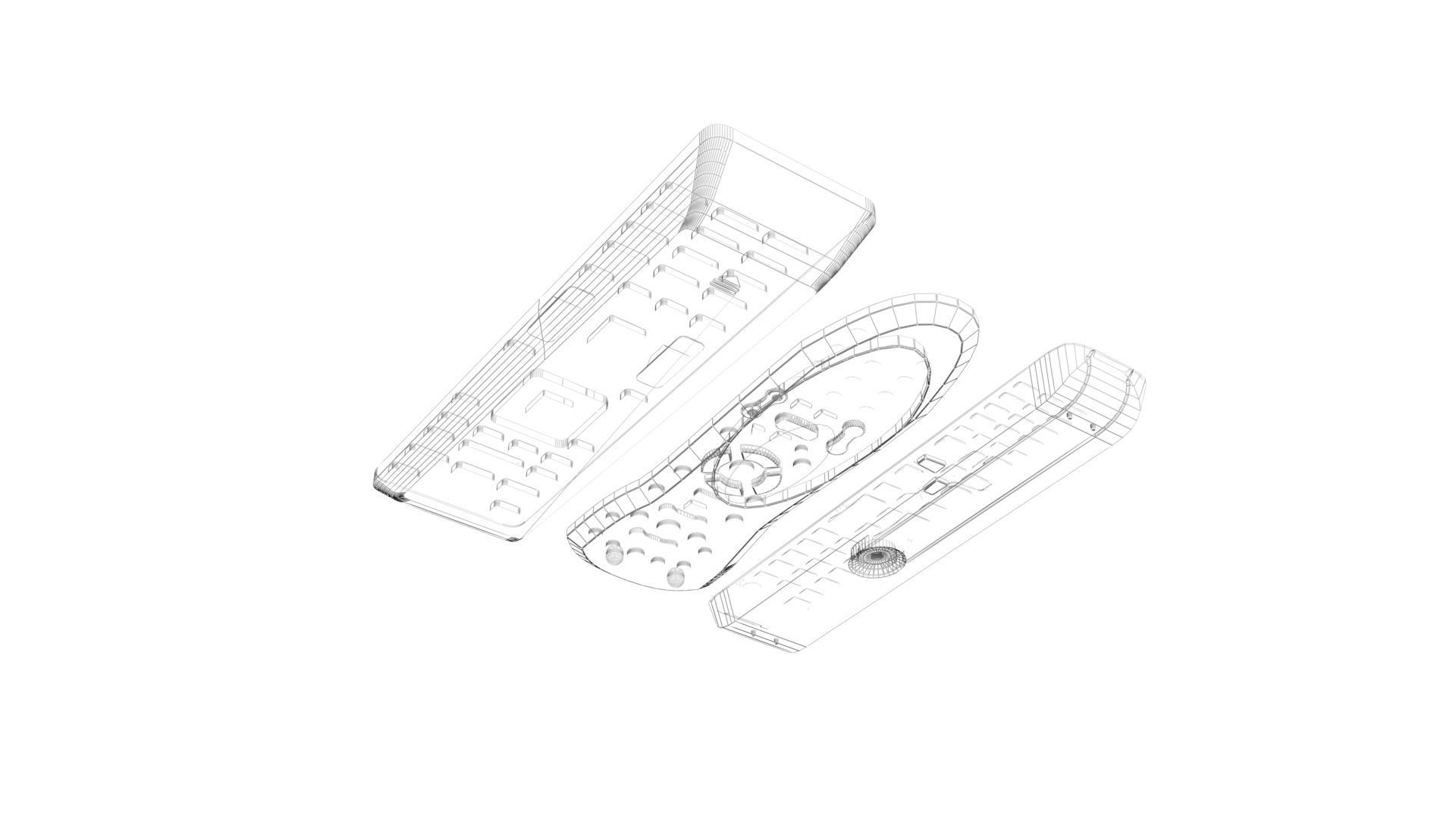 Remote Controls Set 3D model_34