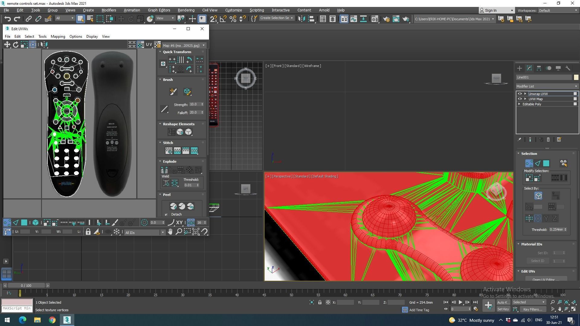 Remote Controls Set 3D model_47