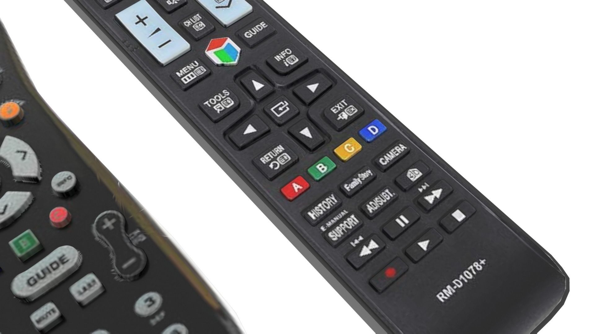 Remote Controls Set 3D model_9