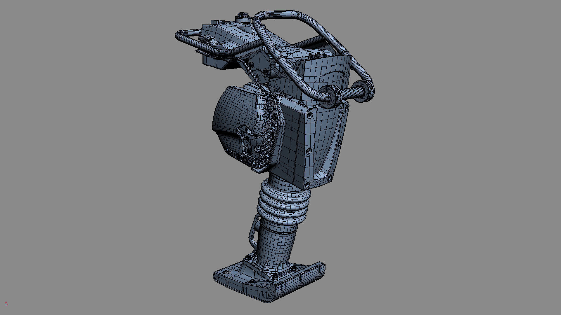 Tamper Bomag BT 65 3D model_13