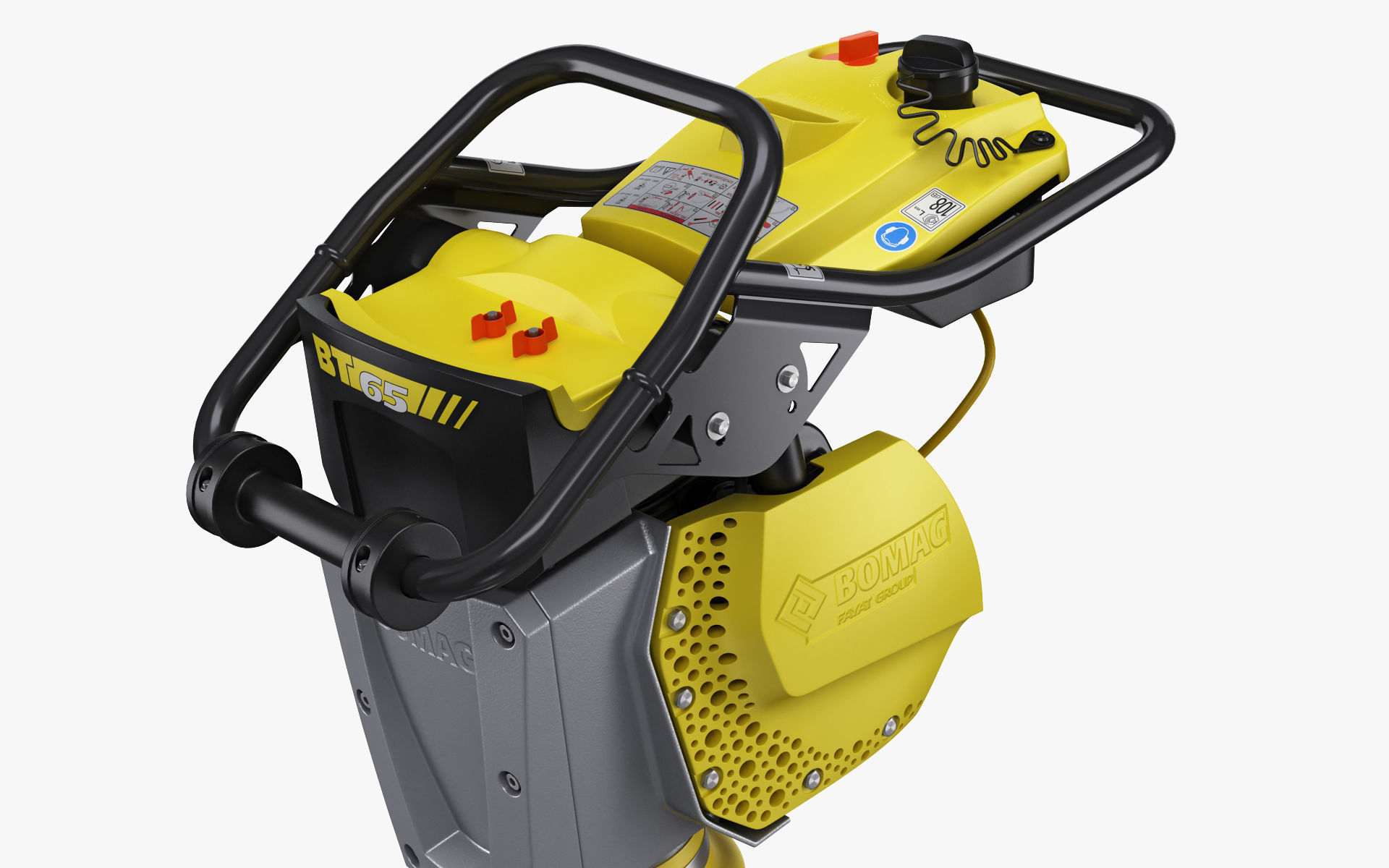 Tamper Bomag BT 65 3D model_7