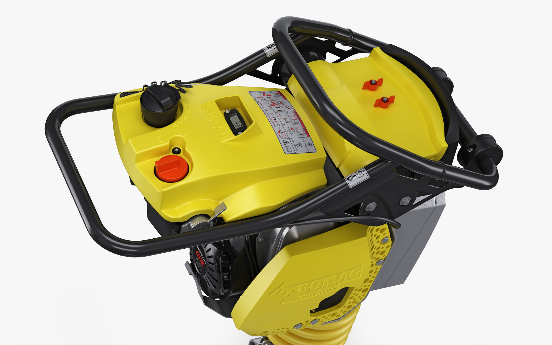 Tamper Bomag BT 65 3D model_8