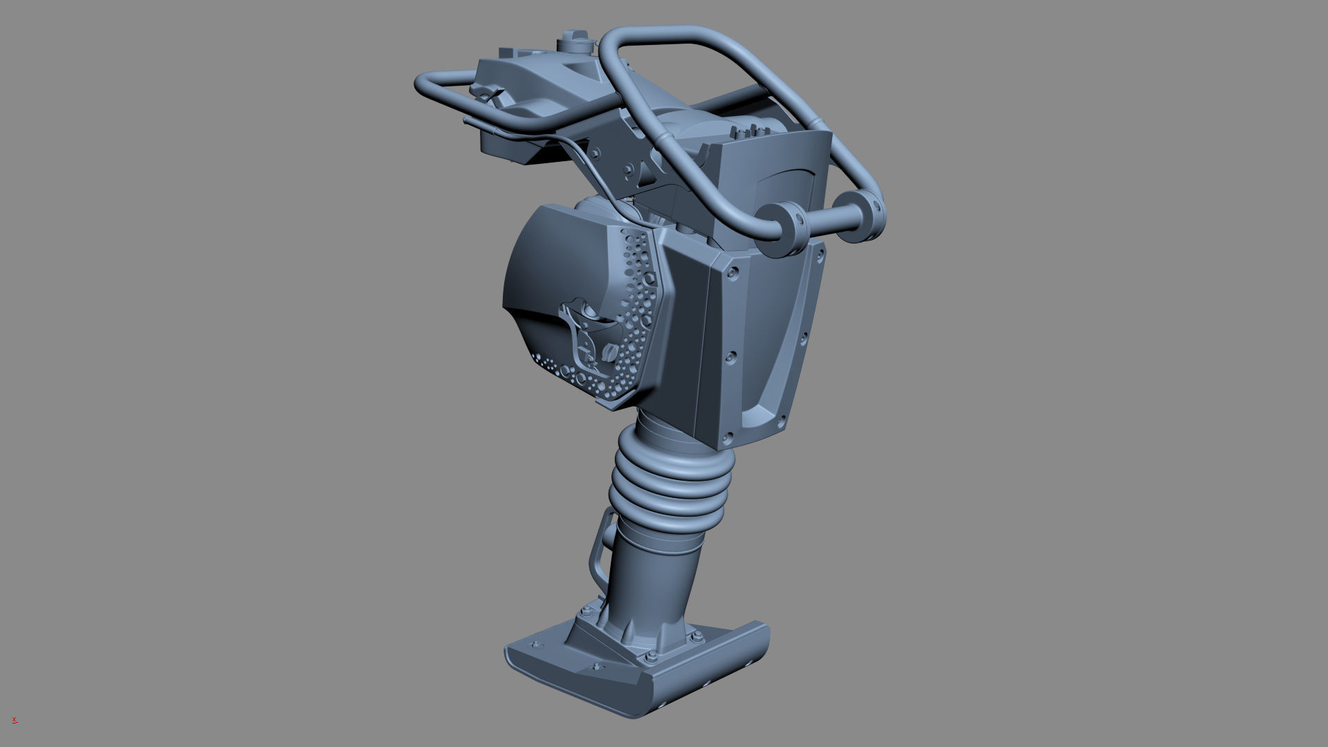 Tamper Bomag BT 65 3D model_12