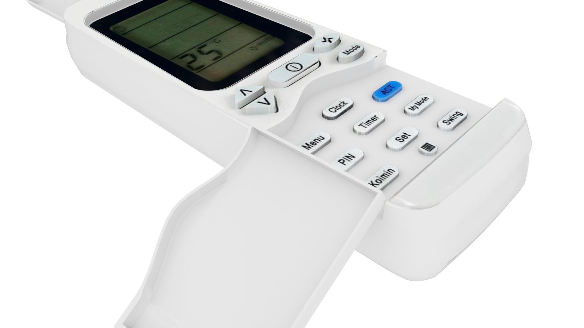 Vestel Air Conditioner Remote Controls 3D model CGTrader