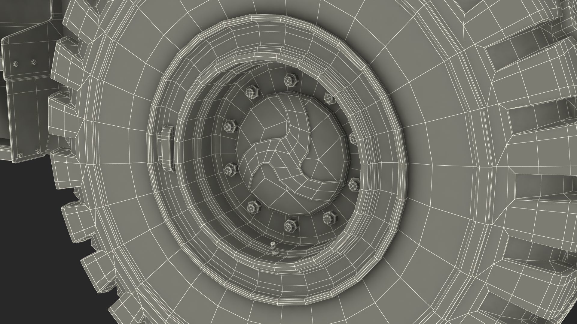 BOMAG BW226 PDH5 Single Drum Compactor Dirty Rigged 3D model_53