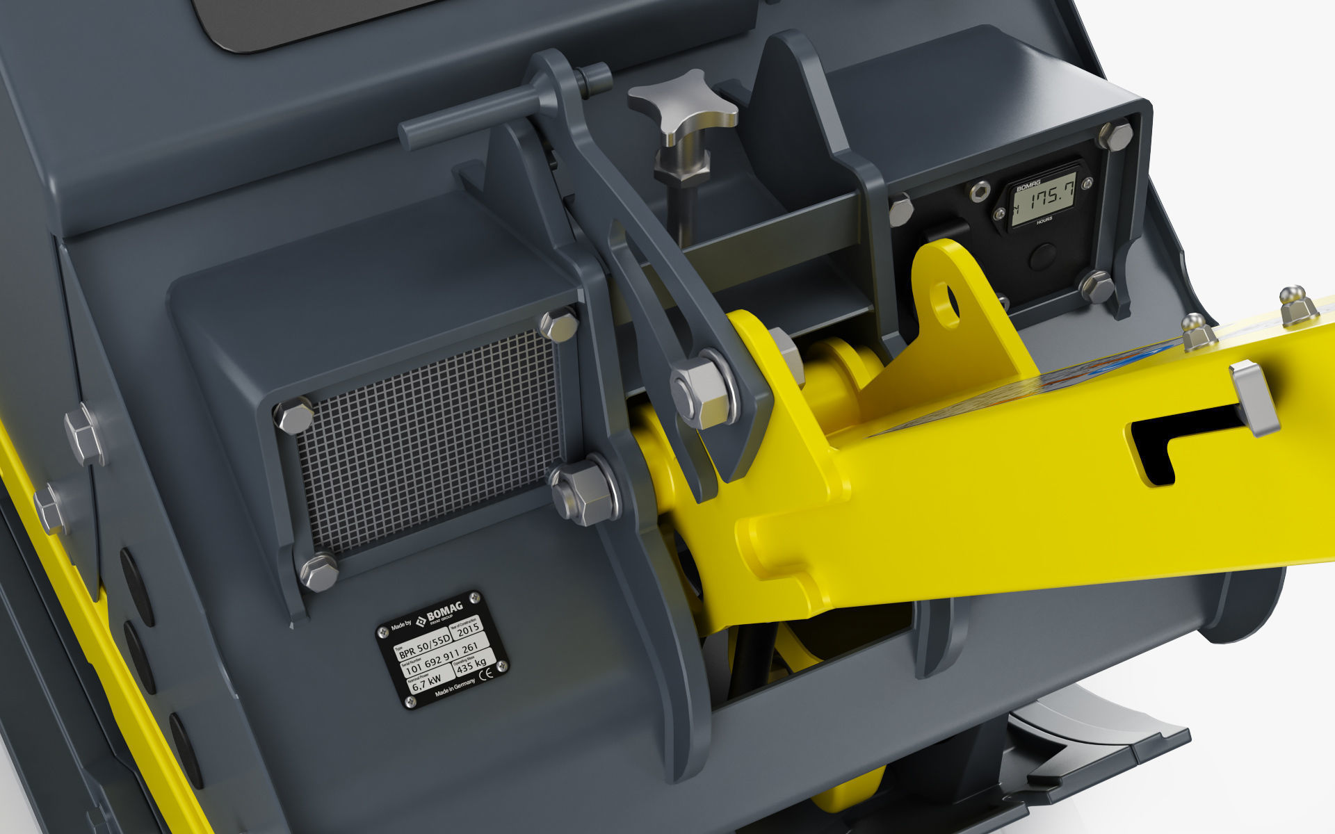 Bomag BPR 50-55 D Reversible Vibratory Plate 3D model_6