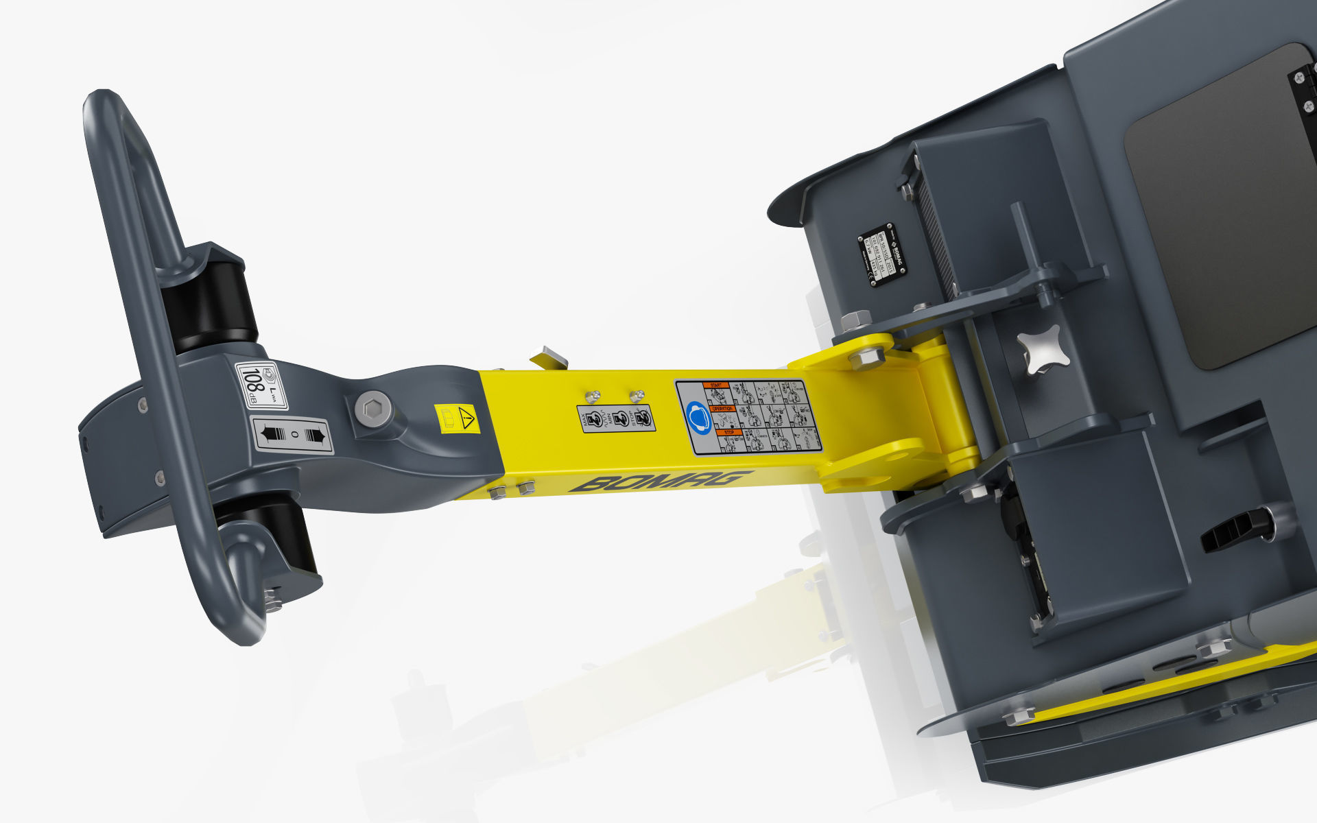 Bomag BPR 50-55 D Reversible Vibratory Plate 3D model_5