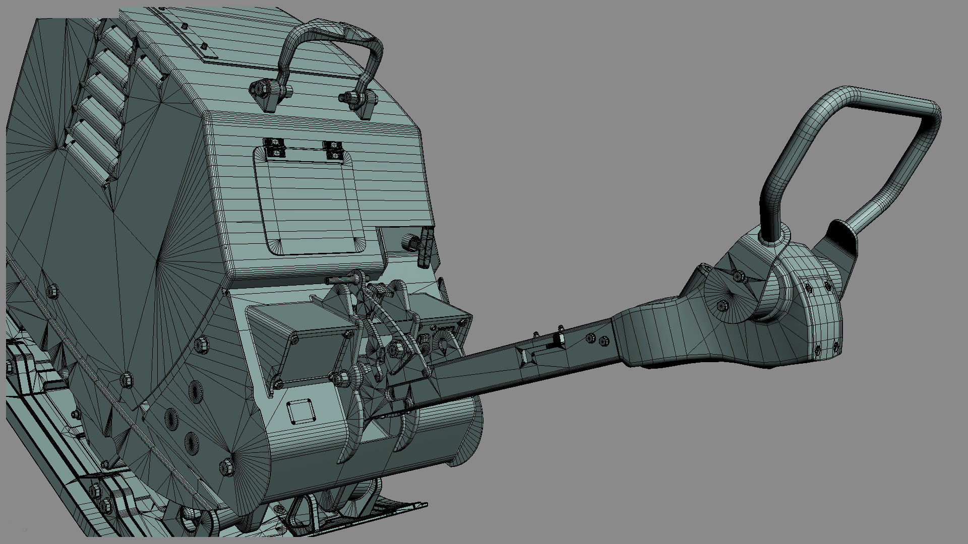 Bomag BPR 50-55 D Reversible Vibratory Plate 3D model_13