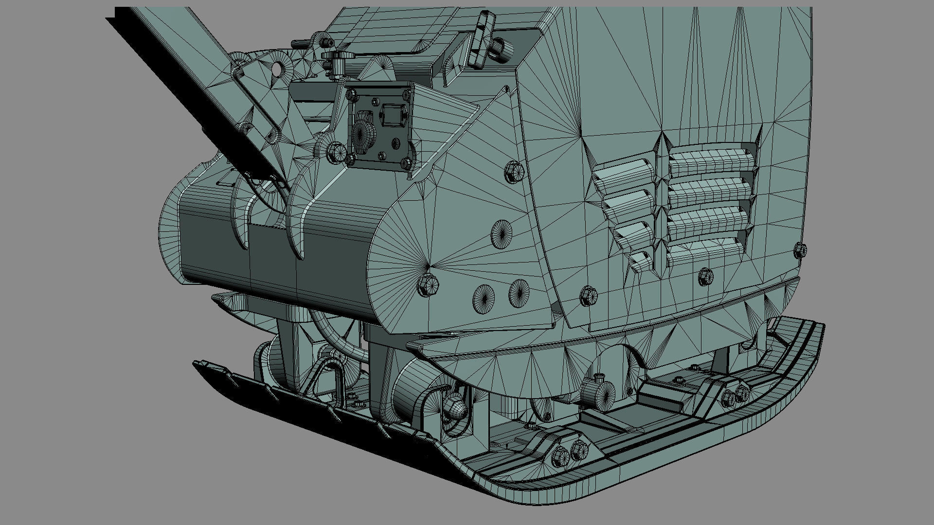 Bomag BPR 50-55 D Reversible Vibratory Plate 3D model_11
