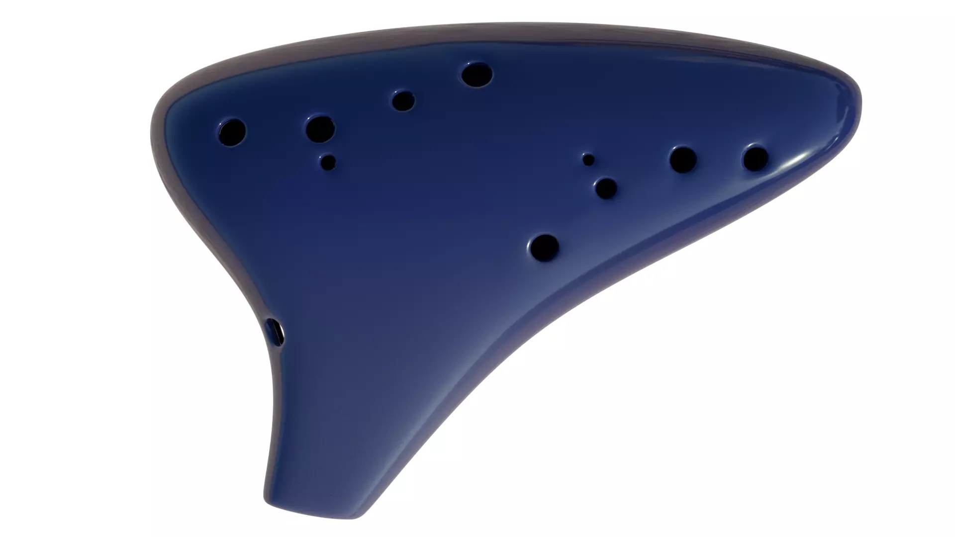 Ocarina musical instrument 3D model_0