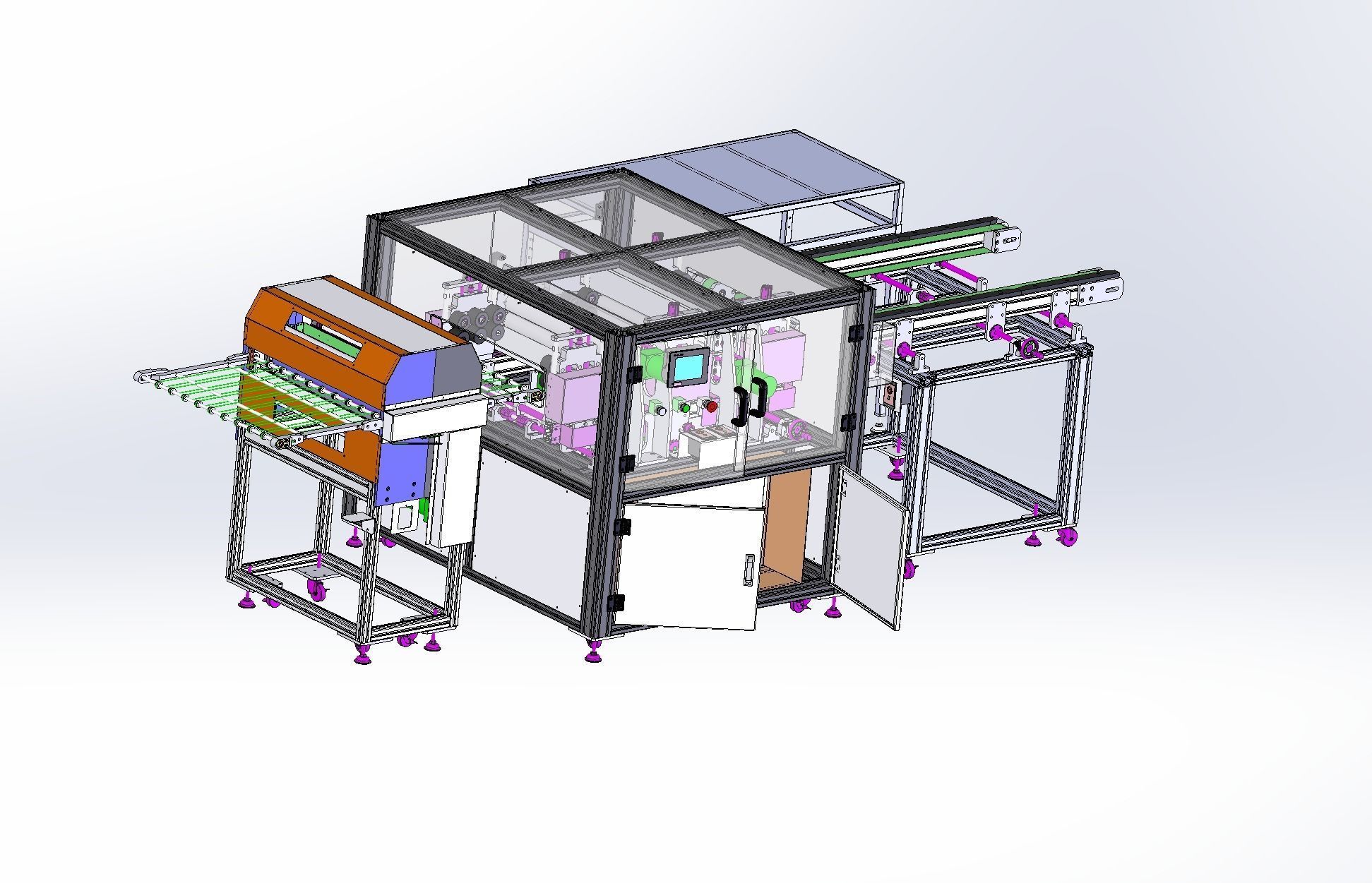 Pcb board cleaning machine collection 3D model_17