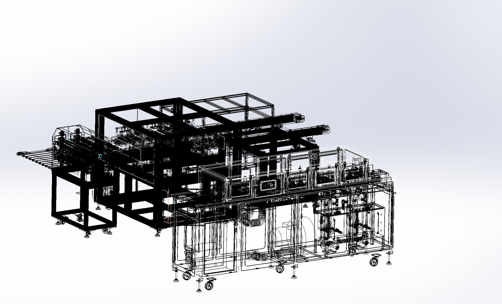 Pcb board cleaning machine collection 3D model_16