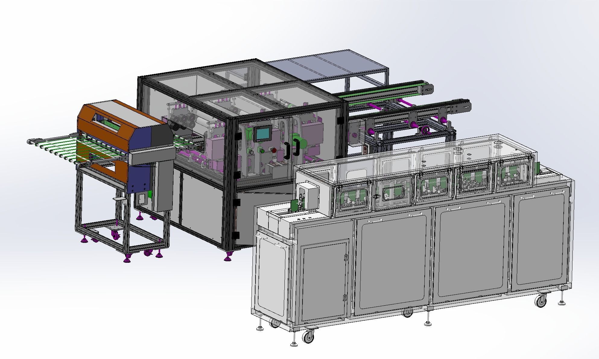 Pcb board cleaning machine collection 3D model_20