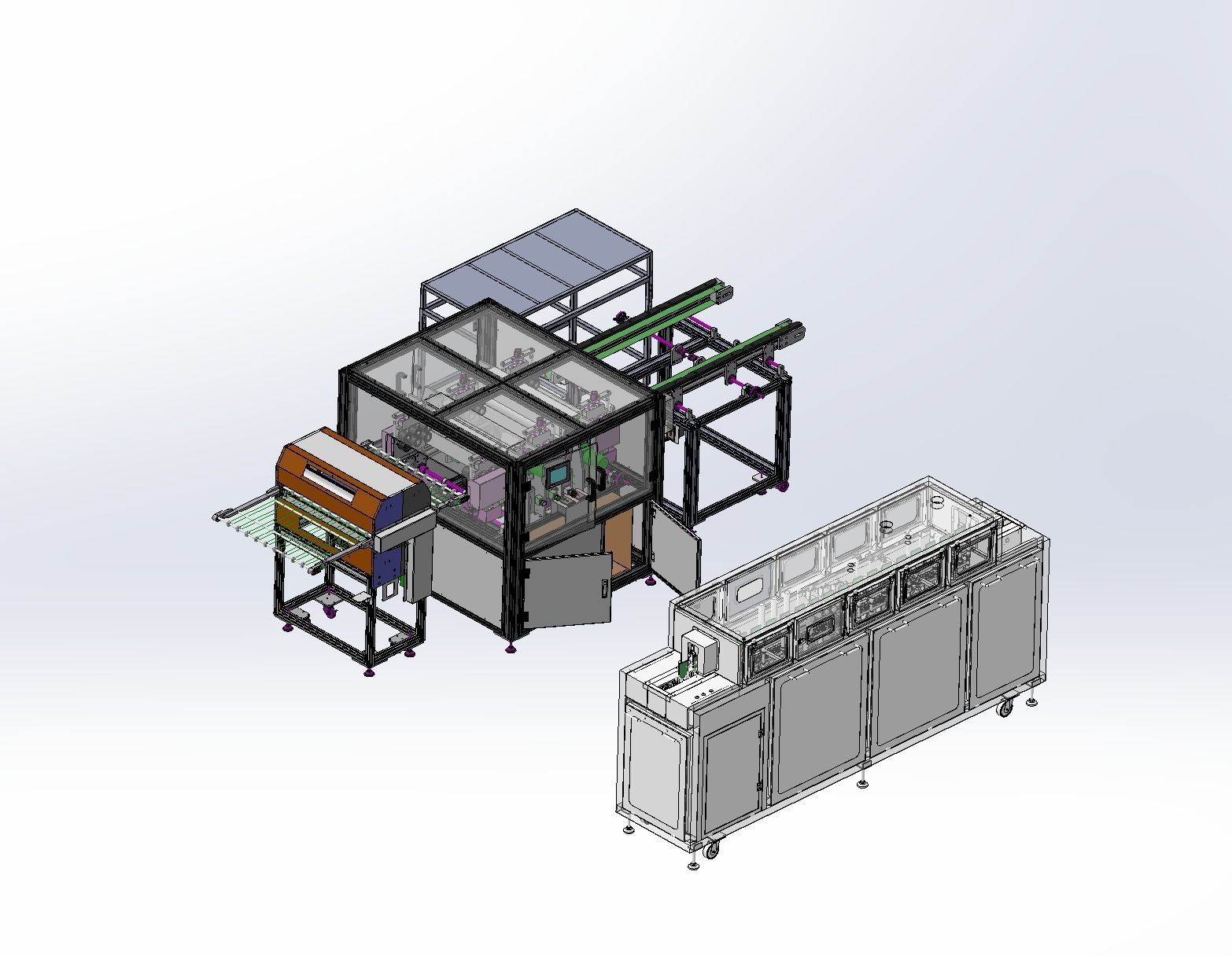 Pcb board cleaning machine collection 3D model_15