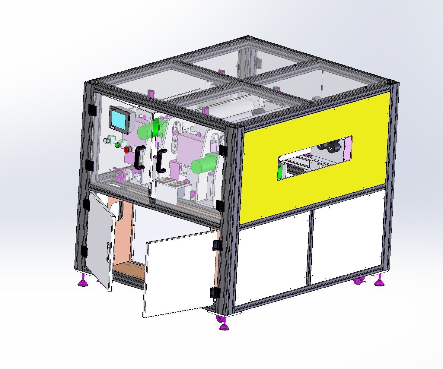 Pcb board cleaning machine collection 3D model_14