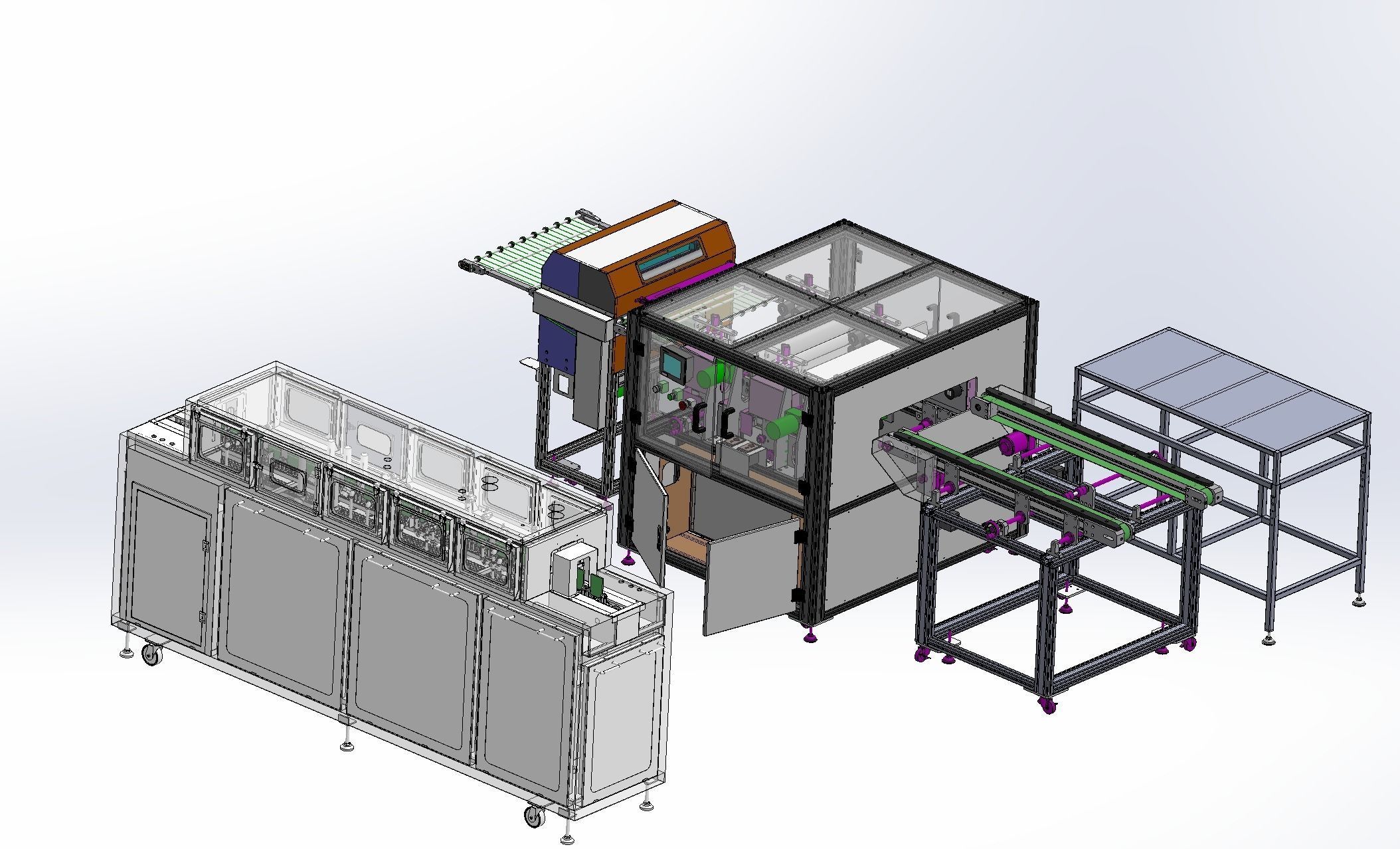 Pcb board cleaning machine collection 3D model_24