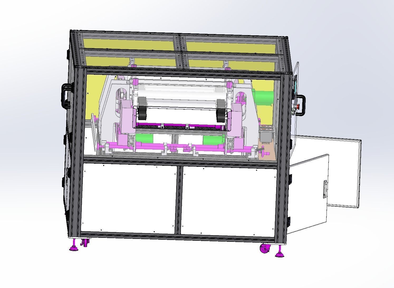 Pcb board cleaning machine collection 3D model_7