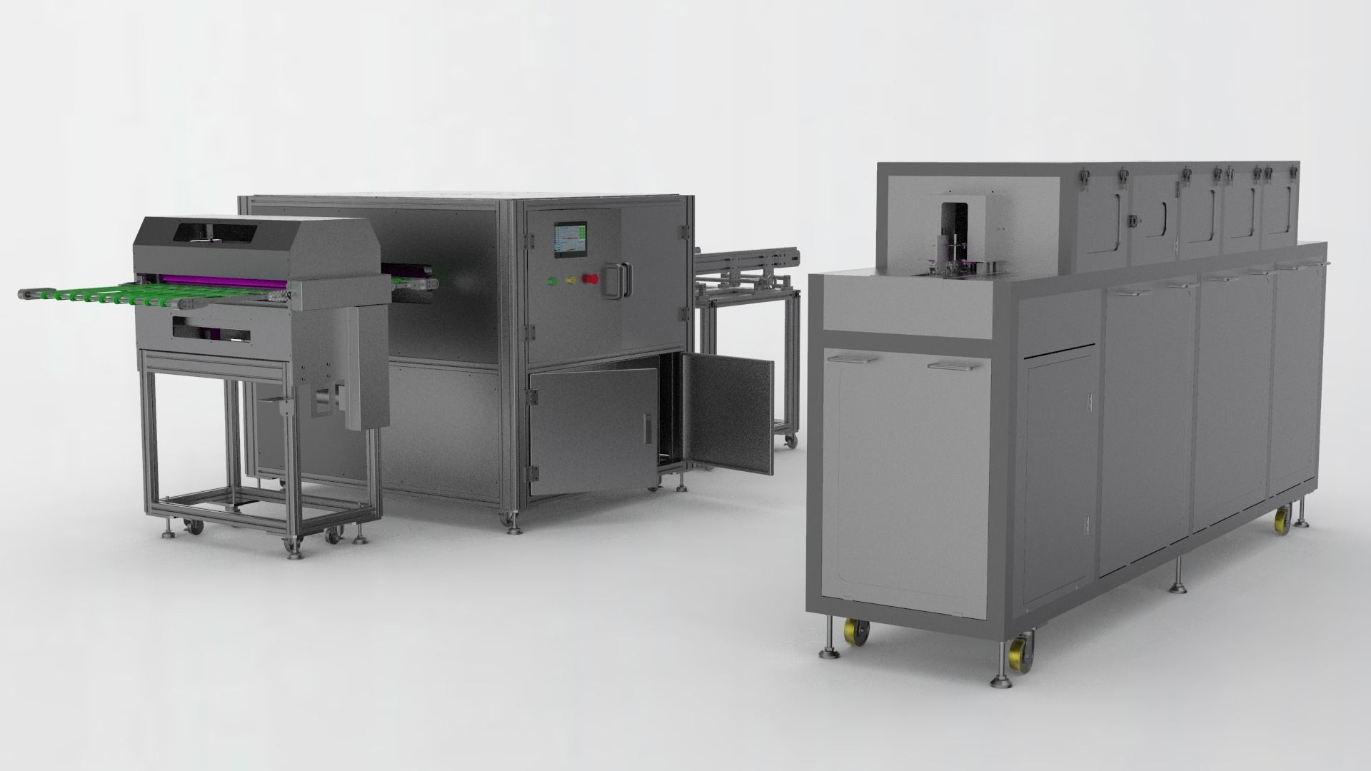 Pcb board cleaning machine collection 3D model_3