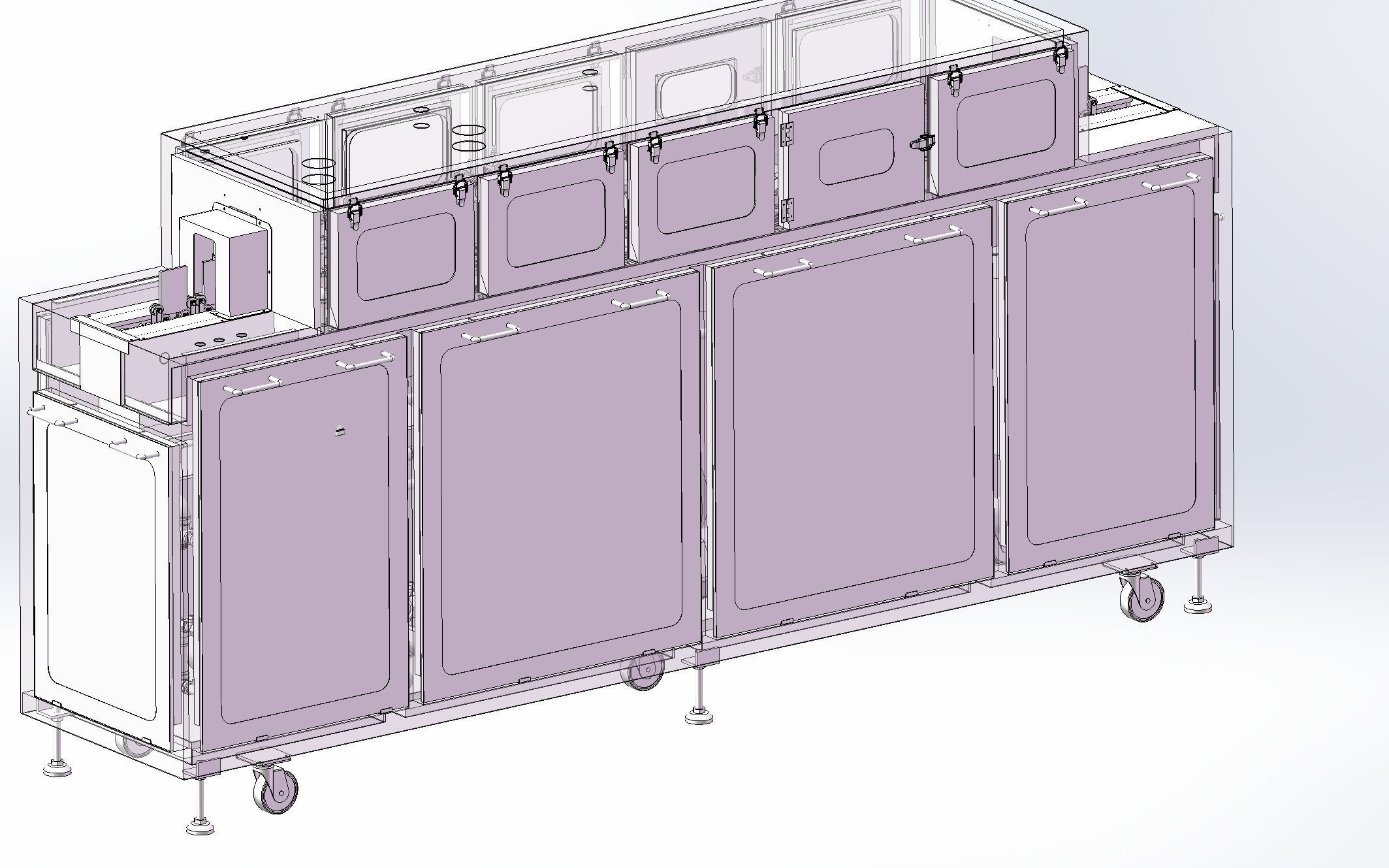 Pcb board cleaning machine collection 3D model_4