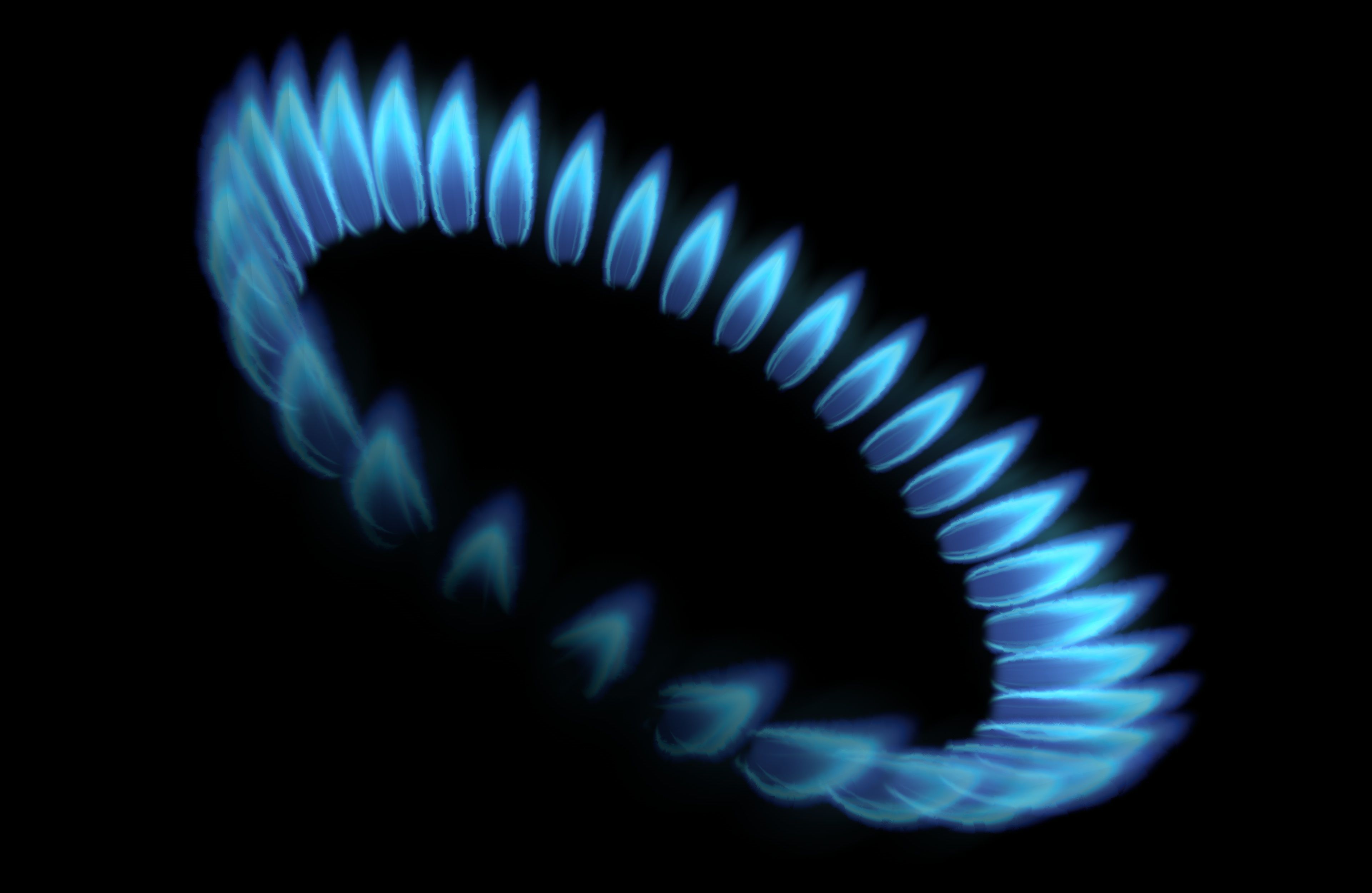 Cooker fire 3D model_4