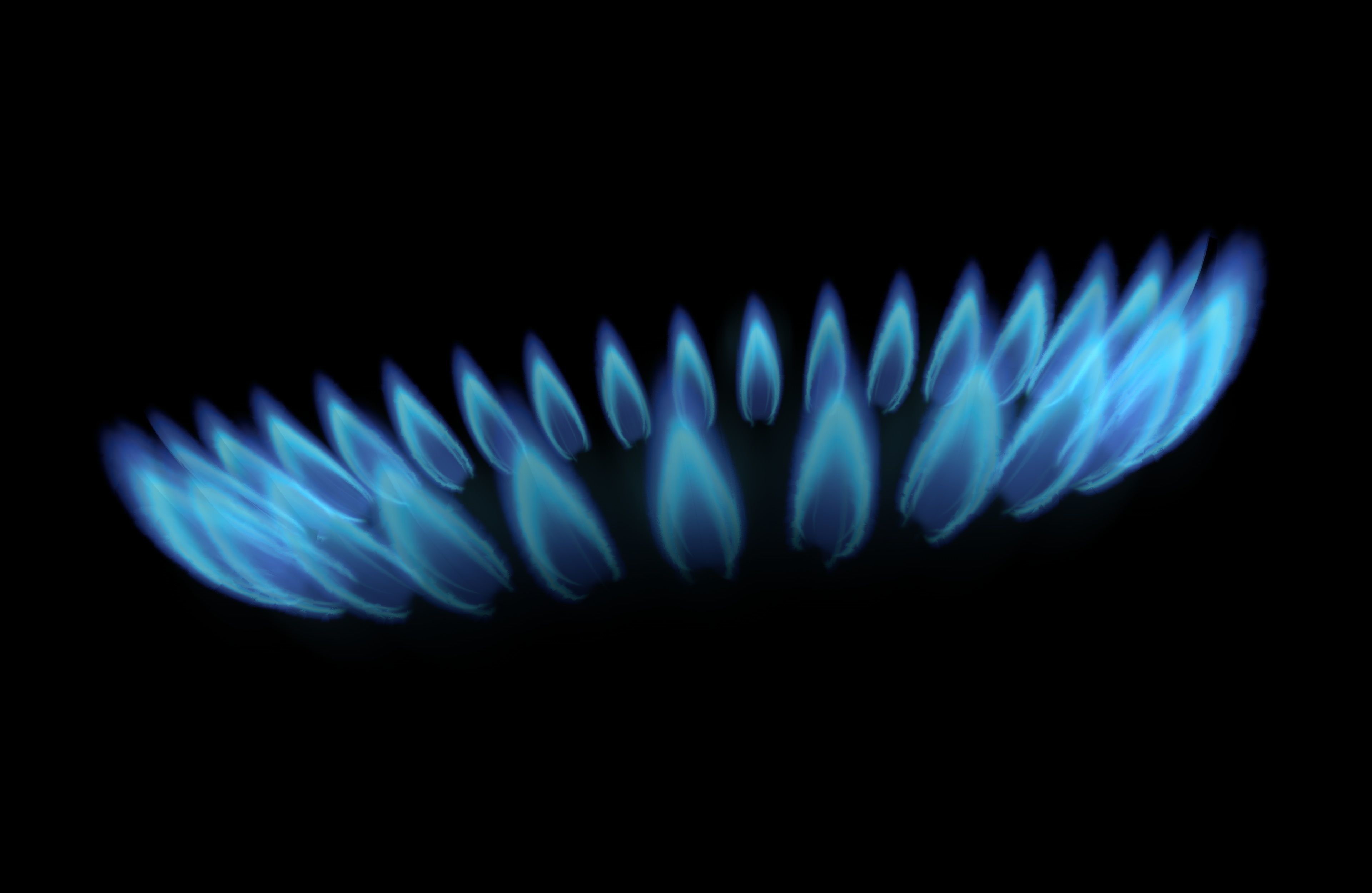 Cooker fire 3D model_2