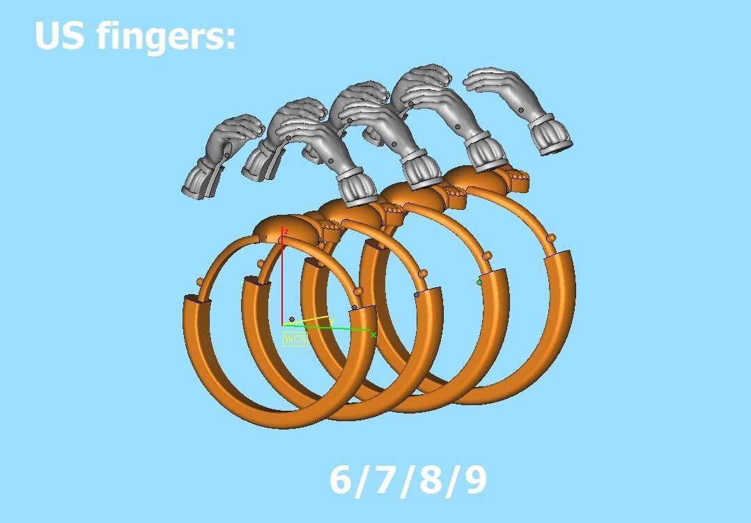 Heavy Twotone Claddagh Ring Friendship Heart Ring 3dmodel 3D print model_13