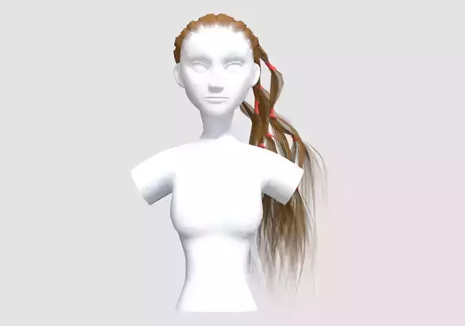 Wavy Ponytail Hairstyle 