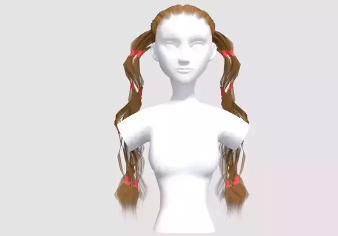 Up Pigtails Hairstyle 