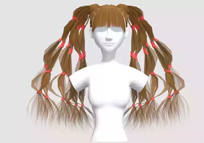 Two Pigtails Hairstyle 